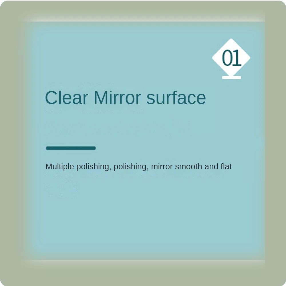 Full Length Adhesive Bedroom Mirror Straight Edge Working and Bath Mirror Without Frame