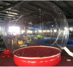 China Inflatable Bubble Show Ball Inflatable Red Bubble Tent For Display 2M D Inflatable Bubble Camping Tent wholesale