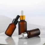 Fancy Oil Amber Glass Dropper Bottle 30ml 50ml 100ml for Personal Care Serum