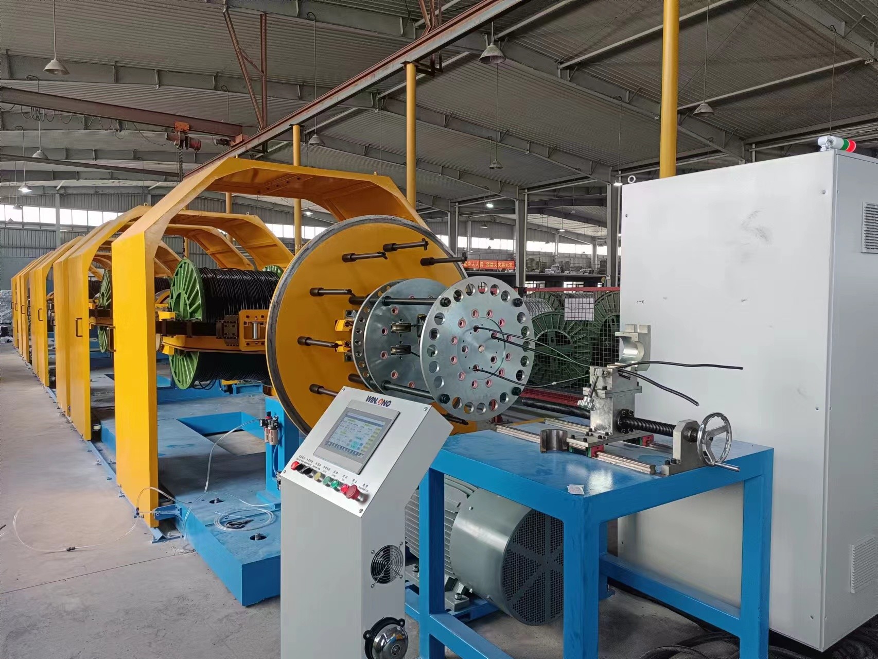 High-Efficiency Jump Rigid Stranding Machine Bow Type Cable Machine