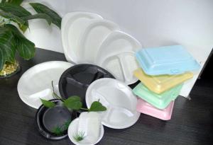 China Foam Clamshell Take Away Food Box Making Machine Speed 15-20 Cycles Per Min wholesale