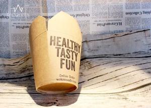 China Eco Friendly Kraft Paper Take Out Boxes , Biodegradable Noodle Box wholesale