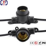 Energy Saving E27 Lamp Holder Waterproof Screw Underground Cable Connector