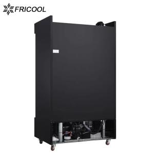 China 2/3 HP Glass Door Merchandisers R290 GAS Commercial Upright Fridge wholesale
