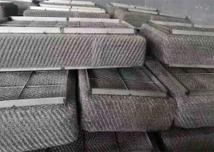 China Absorption Tower SS304 SS316L Wire Mesh Mist Eliminator 120kg/Cbm wholesale
