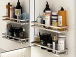 201 Stainless Steel Kitchenwares 25cm-40cm Wall Mounted Condiment Organizer