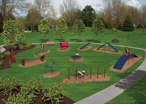 China Dog Park Jumping Preschool Kids Outdoor Playground Equipment wholesale