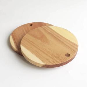 China Dia 15cm Round Chopping Board Household Kitchen Natural Solid wholesale