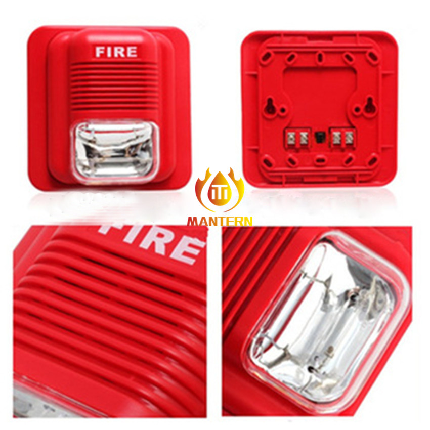 Fire Fighting Equipment Conventional Fire Alarm Siren With Xenon Tube Light