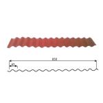 Red Color Coated Steel Roof Sheet PPGI PPGL