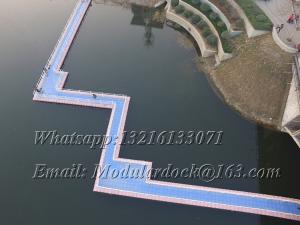 China muelle flotante de plastico wholesale