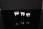 Cream Gel 15ml Acrylic Airless Pump Jar Reusable Round Shape