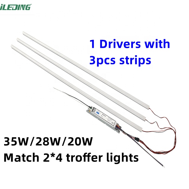 Quick Retrofit Solution Energy Saving Dimming LED Magnetic Linear retrofit Kit with Emergency