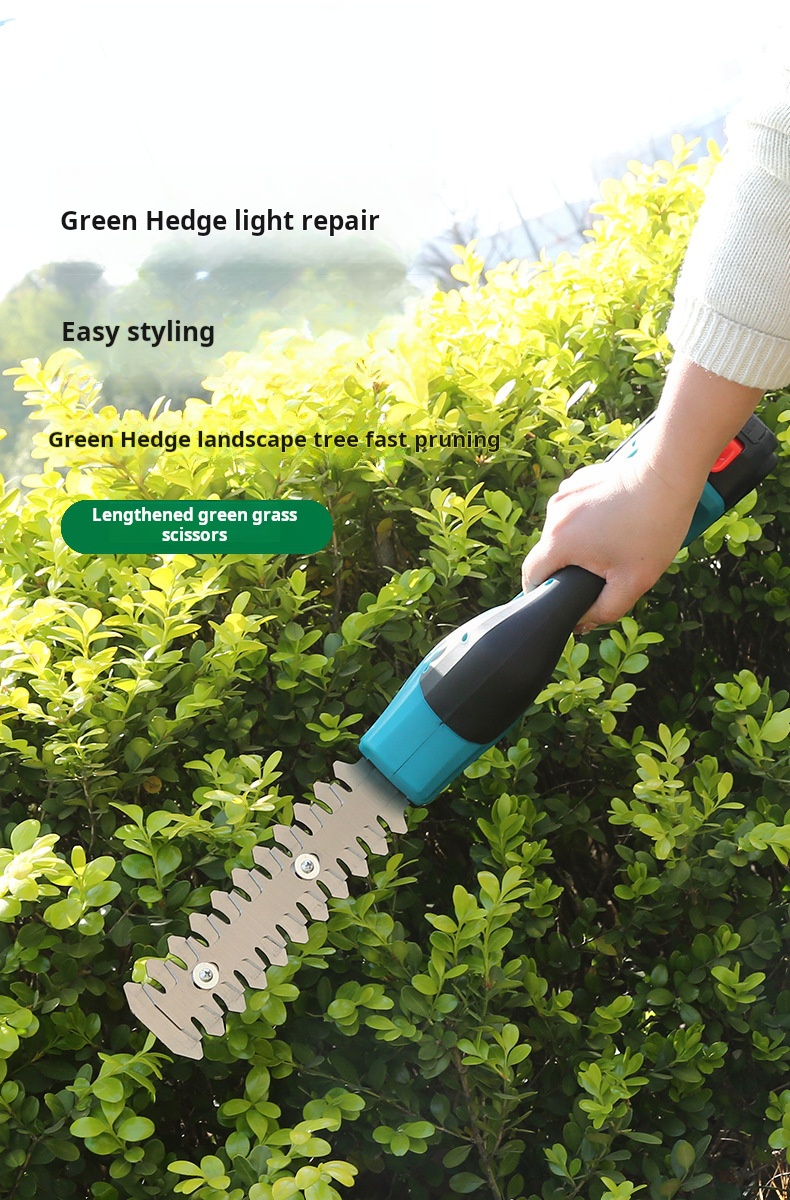 500W Electric Wireless Lithium Battery Lawn Mower For Trim Lawn Hedges