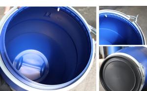 China OEM / ODM Plastic Chemical Barrel HDPE 200 Litre Barrel Leakproof wholesale