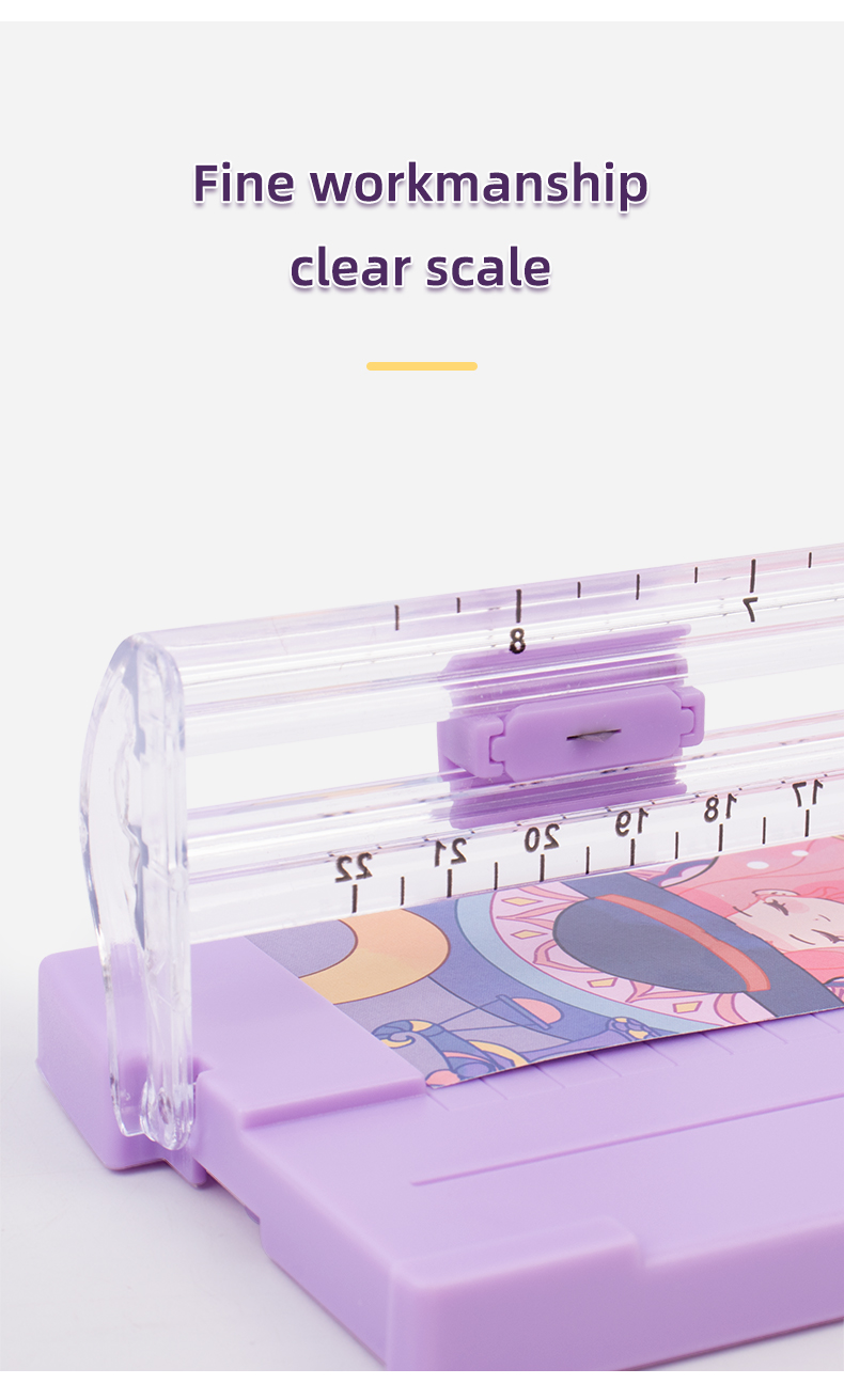 2022 Custom Cartoon A5 Mini Paper Trimmer 135g Desktop Cutter with Lightweight Design