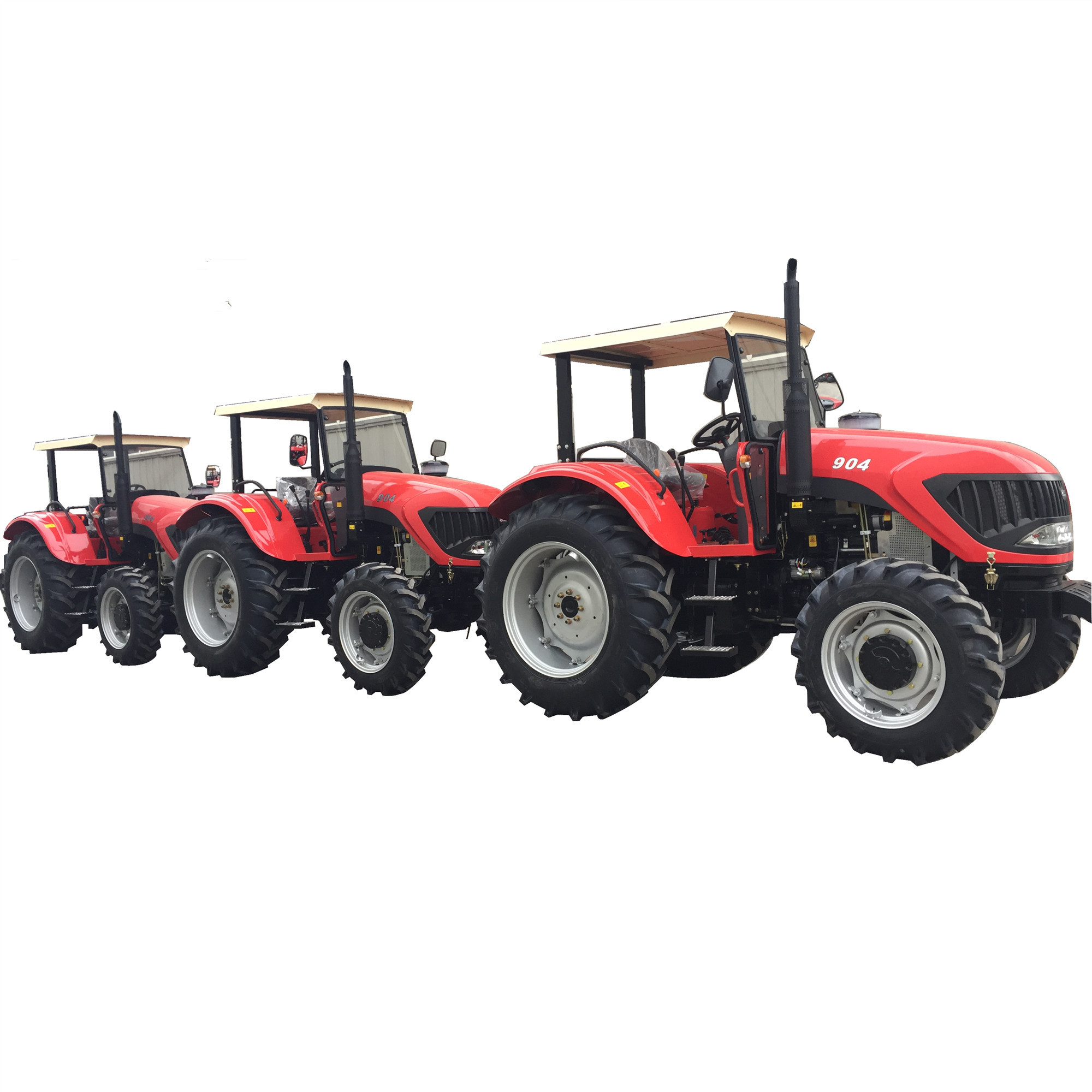 Diesel Fuel 130 Hp Farm Tractor Trailer With The High Transmission Efficiency