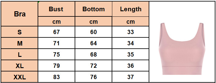 Latest U-Shaped Elastic Women Sports Bra Wide Strap Female Fitness Tank Top With Pad