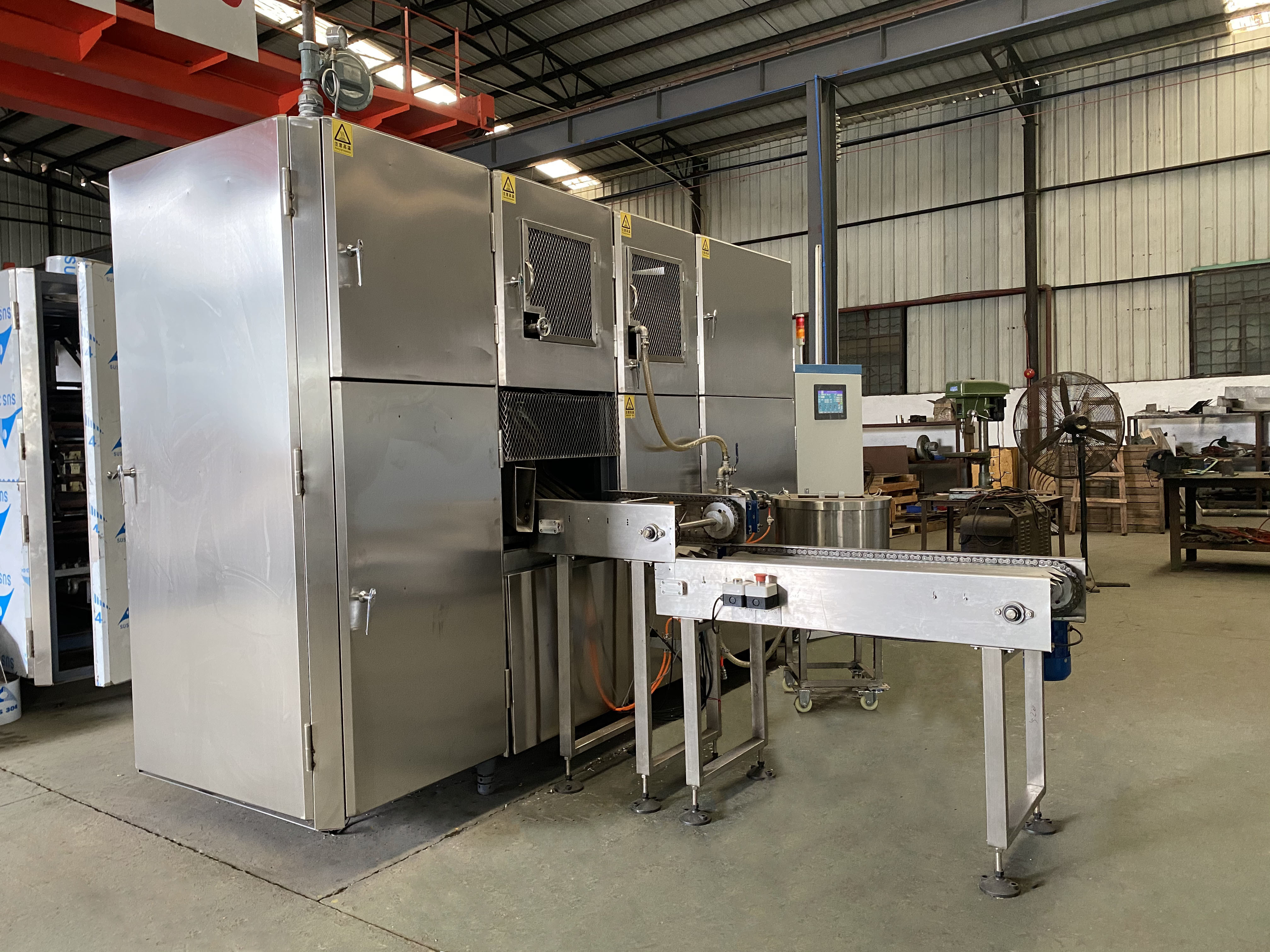 115mm 10kg/h Waffle Cone Making Machine Full Automatic
