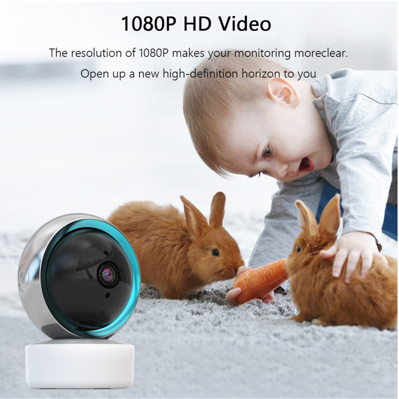 4x Electronic Zoom Tuya Smart PTZ CCTV WiFi Surveillance Camera for Indoor Monitoring