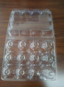 China Clear transparent plastic tray for eggs wholesale
