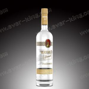 China Frosted Flint Glass Bottle 750ML For Vodka Liquor wholesale
