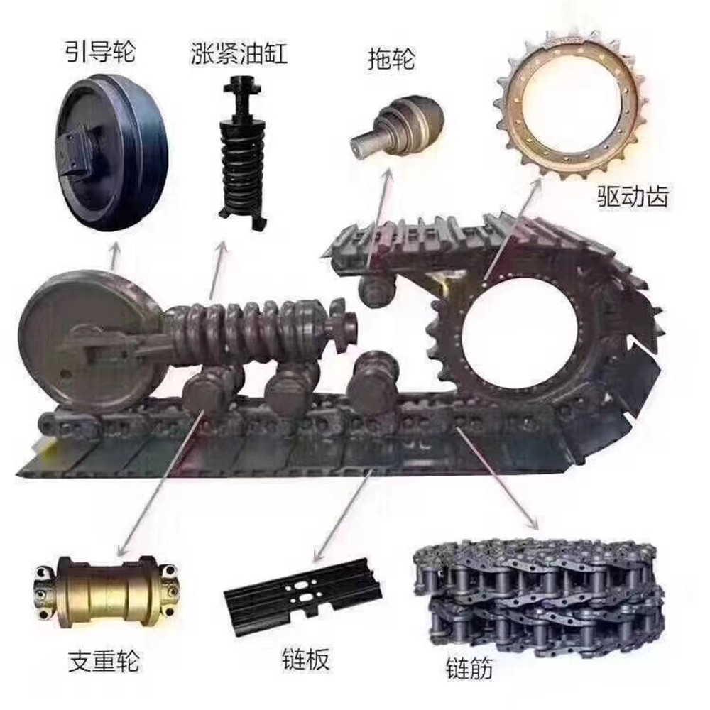 OEM Excavator Undercarriage Parts For Komatsu PC200 / HD450/HD820 Excavator Transport Wheels