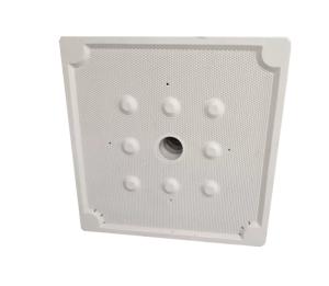 China Membrane Polypropylene Filter Plate Filtration Sewage 1000x1000mm Mud Filter Press Parts wholesale