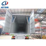 Wing Food Van Trailer Truck Heavy Duty I Beam Main Beam Steel Cargo Semi Trailer