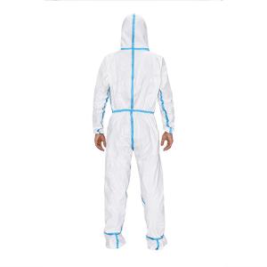 China Safety Disposable Protective Suit Non Woven Fabric Chemical Protective wholesale