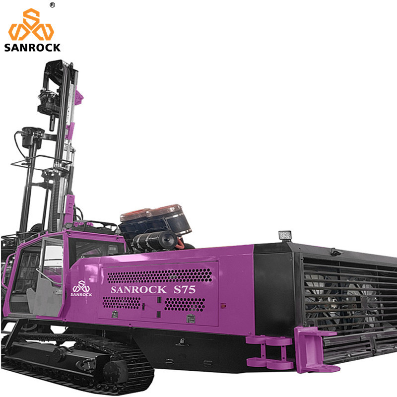 Integrated DTH Drilling Equipment Depth 28m Hydraulic Mining Drilling Rig Machine Crawler Drilling Rig