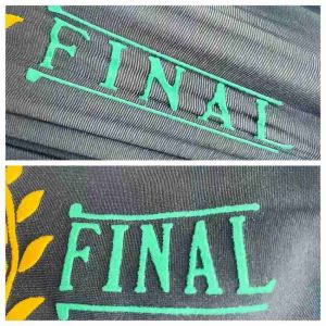 Raised Flocking Logo Customized 3D Heat Transfer For Clothes