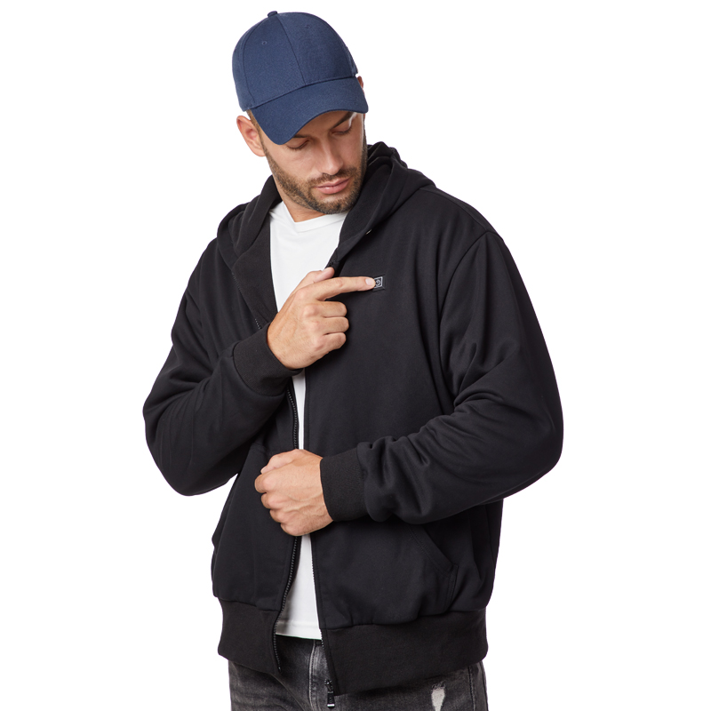 Man Snow Electronic Heating Hooded Children Battery Powered Electric Jacket