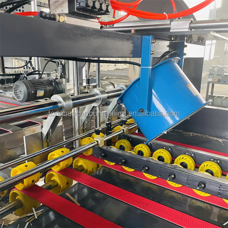 Automatic Folder Gluer Inline Corrugated Box Flexo Printing Machine with 1200mm Width