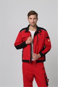 China TOMAX WK10 TC6535 Polyester/Cotton Mens Work Jacket, light weight Outdoor safety Jackets 250gsm wholesale
