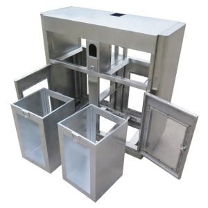 China Dual Compartment 40L 10.5gal Medical Waste Bin wholesale