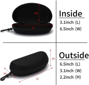 China EVA plastic Hard Shell Eyeglass Case , BSCI Sunglasses Travel Case on sale