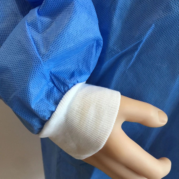 Wholesale Knitted Cutt AAMI L3 Hospital Isolation Gowns
