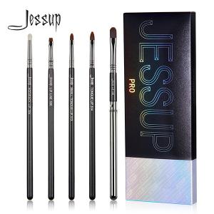 China Versatile Vegan Jessup 5pcs Basic Makeup Brushes Set wholesale
