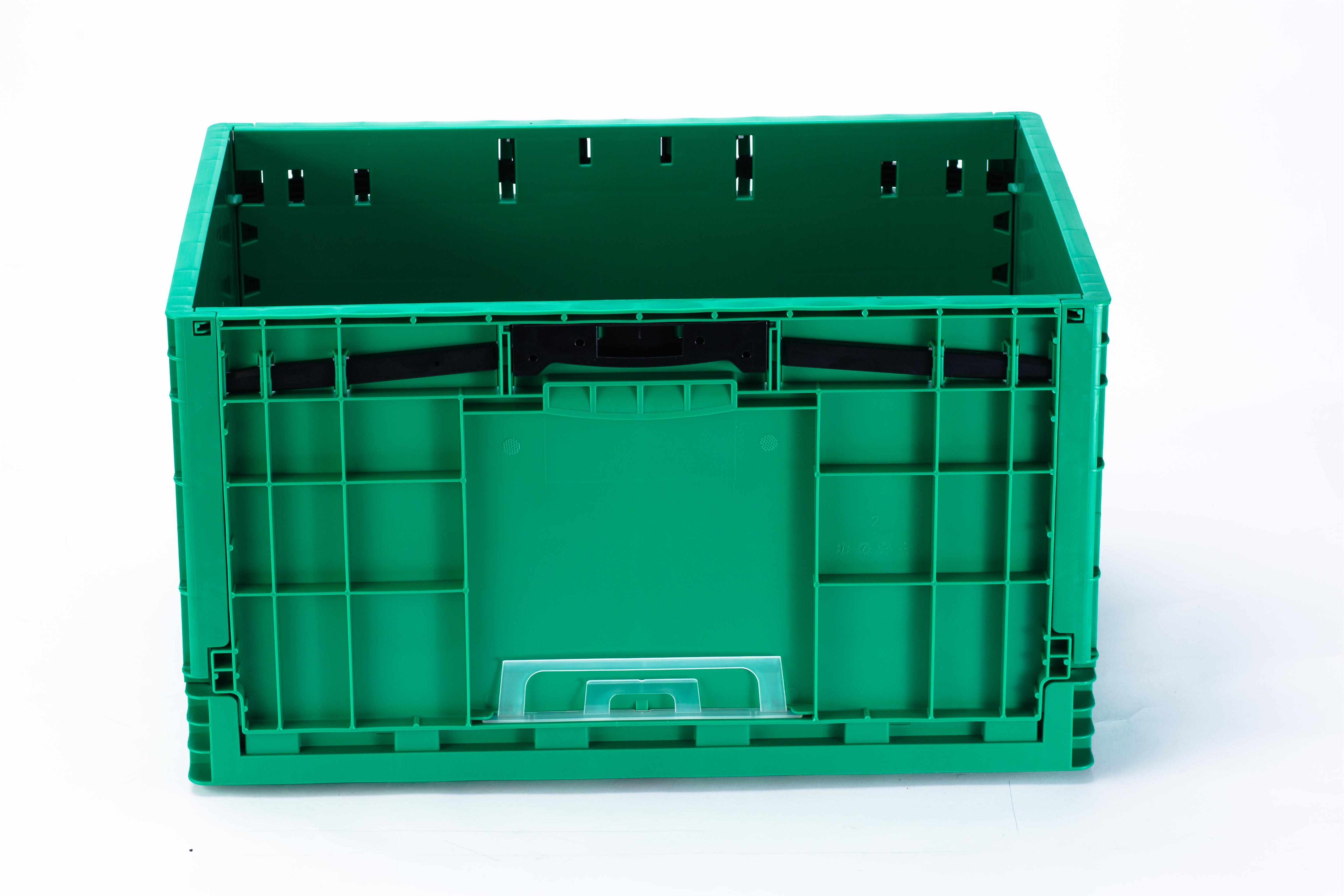 Solid Box Style Foldable Plastic EU Crate for Turnover and Convenient Transport