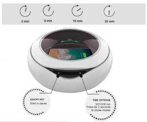 China Wireless Charger 280nm 10min 30mw UV Sterilizer Box wholesale