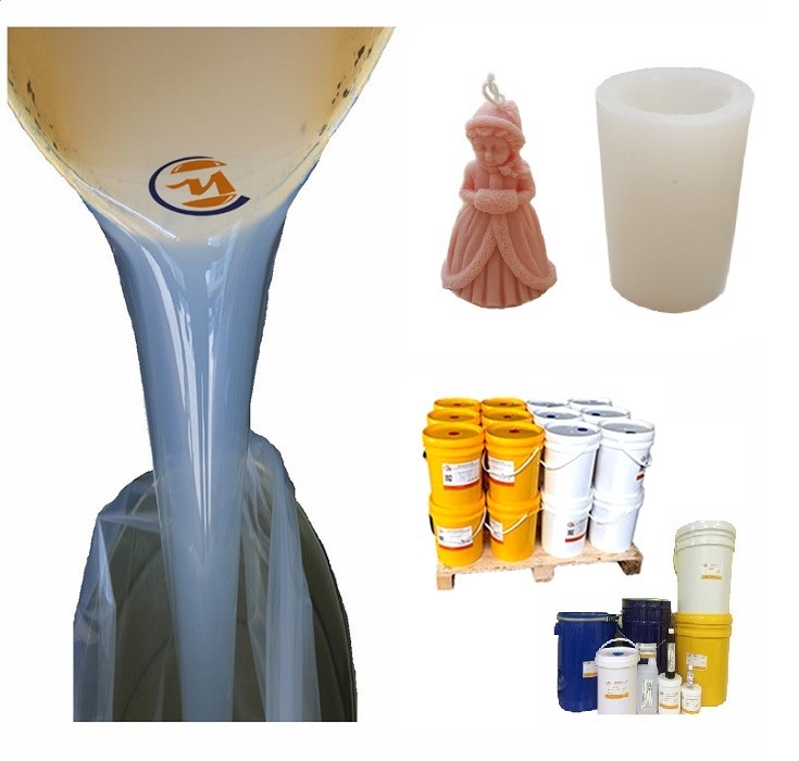 RTV2 Liquid Silicone Rubber Translucent Soft DIY Candle Molds Making