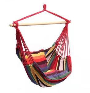China Indoor Hammock Swing Chair , Canvas Outdoor Hanging Chair Customized Color wholesale