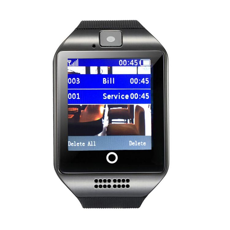 Customize language touch screen wireless call system wrist watch pager