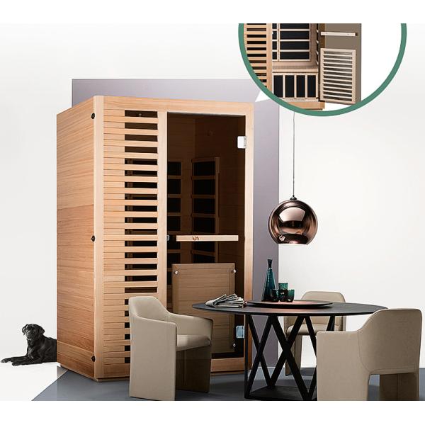 2021 new design computer control panel spa sauna far infrared sauna room with computer control panel