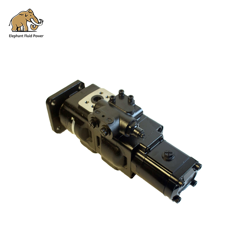 20/925591 Genuine Parker JCB Loadall Triple Hydraulic Gear Pump 36 + 19 + 16 CC/REV