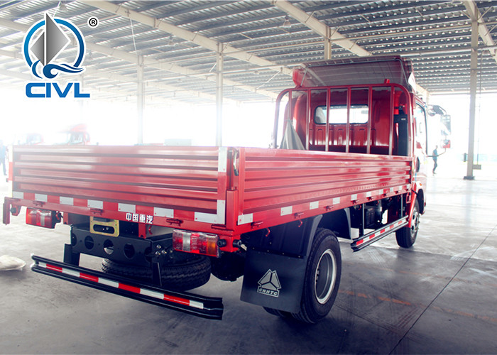 HOWO 4T Light Duty Commercial Trucks Commercial Box Truck ISO