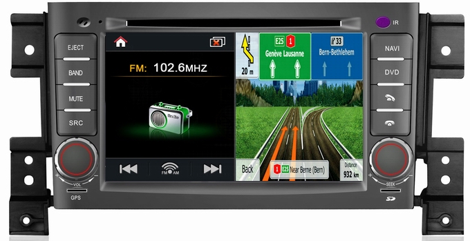 Dash-Board in dash DVD player for Suzuki Grand Vitara 2005-2011 S100 with 3G Wifi 3D RDS auto radio system OCB-053