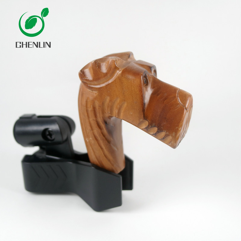 Auto Open Umbrella Carved Wooden Handle Exquisite Workmanship