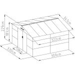 120kg Capacity Color Steel Plate Galvanized Steel Garden Building Shed with Air